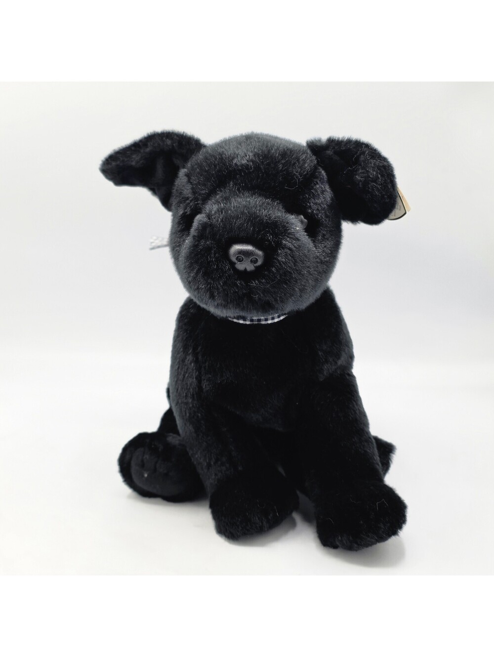 New TY Beanie Baby Luke Large 13.5inch Black Lab Dog Retired 2001 Black Dog
